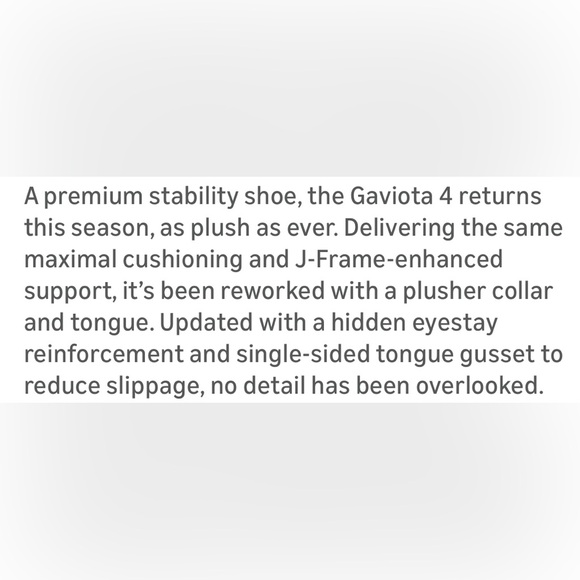 HOKA ONE ONE SIZE 7.5D W GAVIOTA 4 ATHLETIC SHOES - Picture 12 of 14